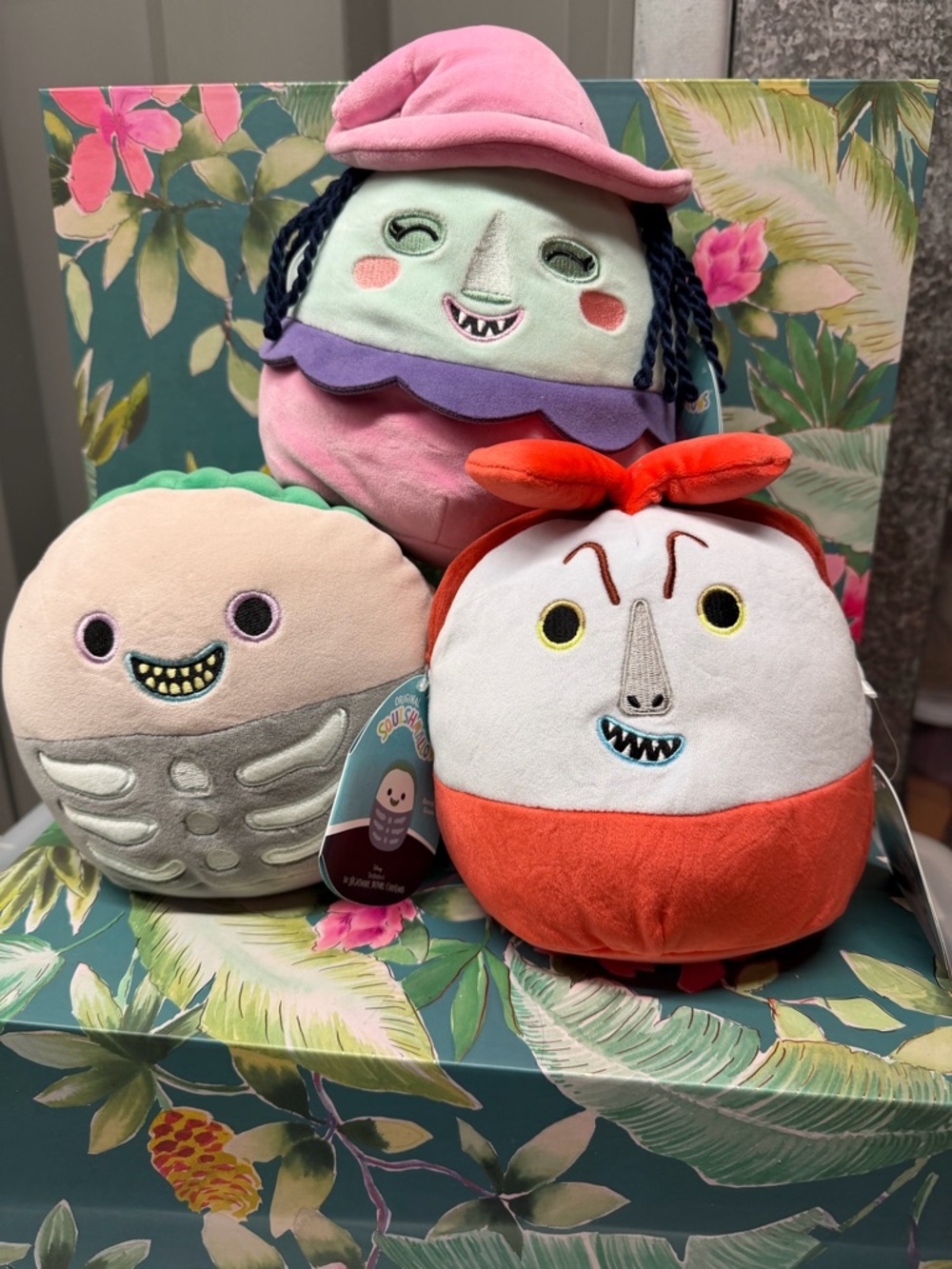 Squishmallow Disney Nightmare Before Christmas Trio Lock Shock and Barrel NWT